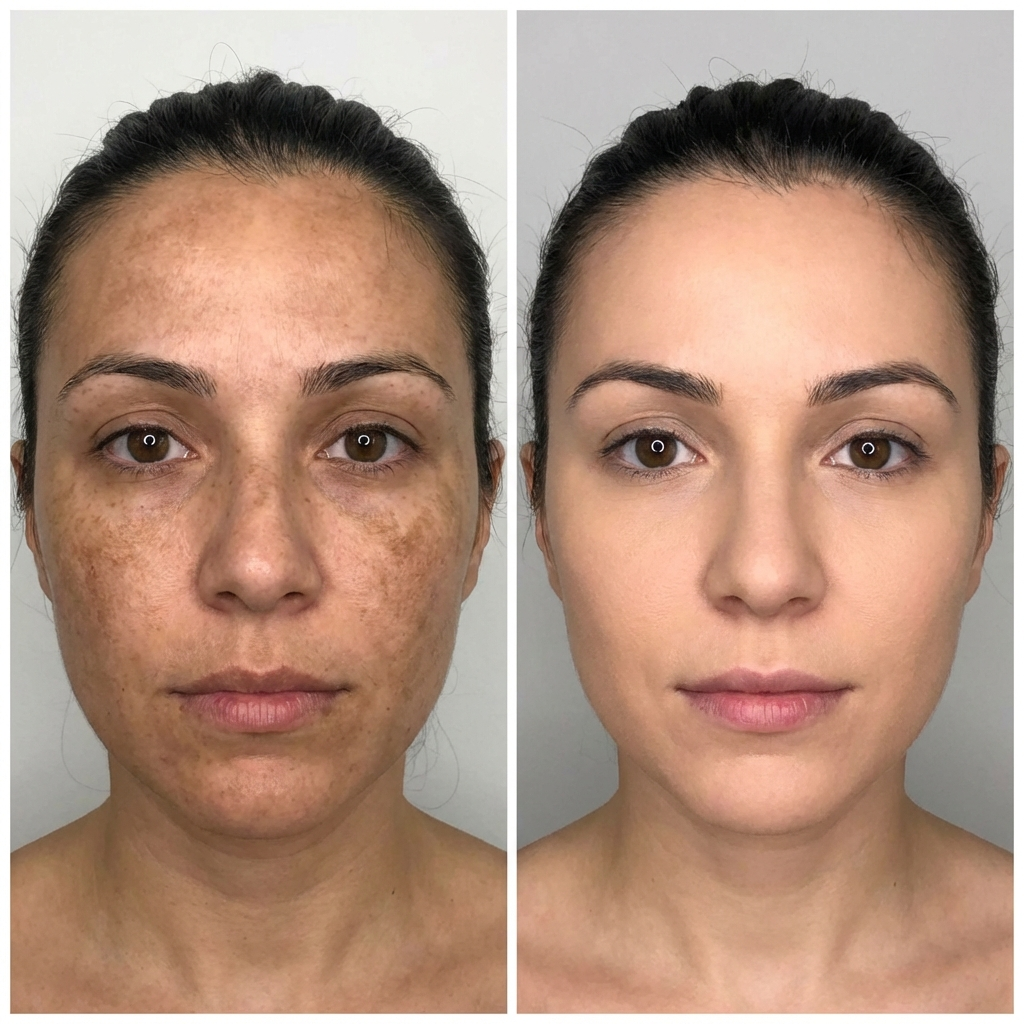 resultados antes y despues tratamiento con laser co2
